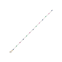 Armband Dame in Gelbgold Zircone 29/2/102